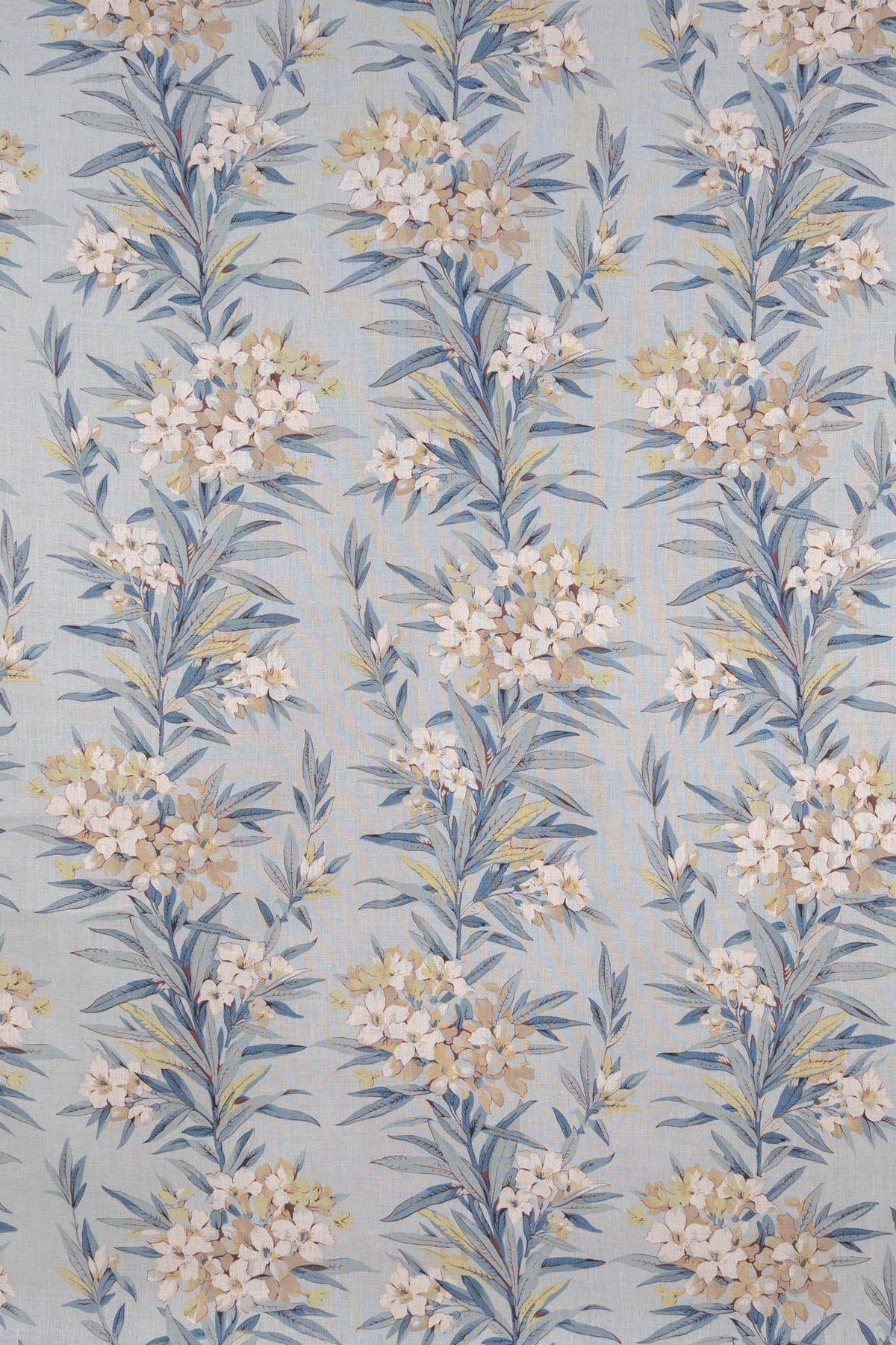 Oleander Fabric by Jean Monro in Antique Blue
