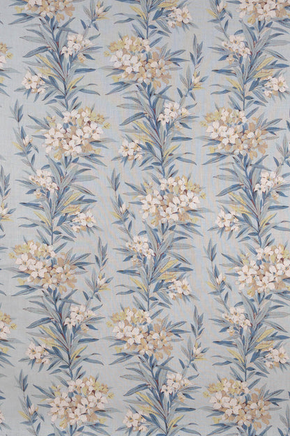 Oleander Fabric by Jean Monro in Antique Blue