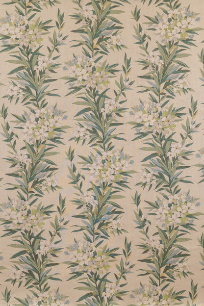Oleander Fabric by Jean Monro in Green