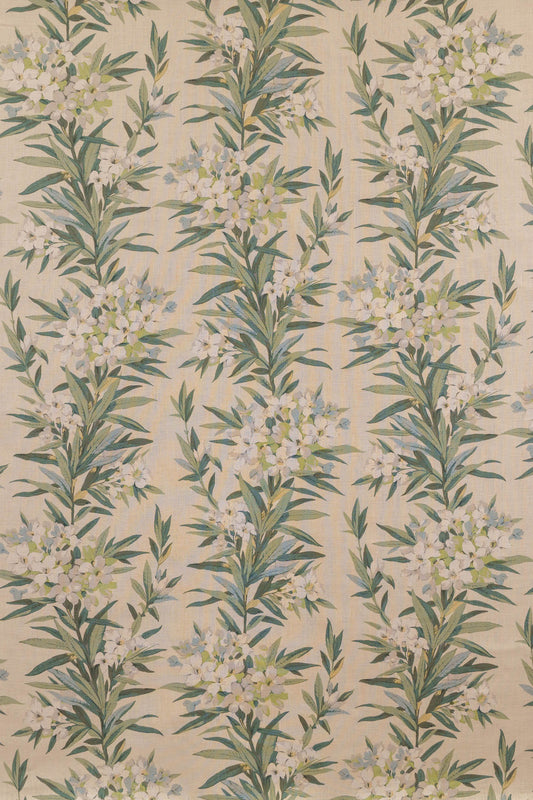 Oleander Fabric by Jean Monro in Green