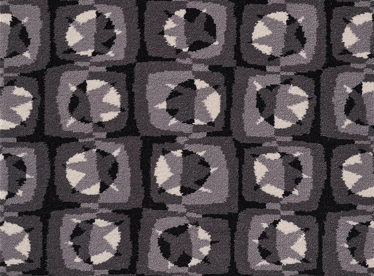 Olga Rug by Pierre Frey in Noir et Blanc (FT316001)