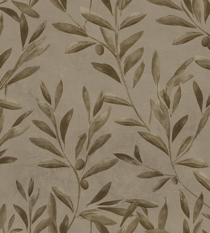 Olivetum Wallpaper by Coordonne Cocoa