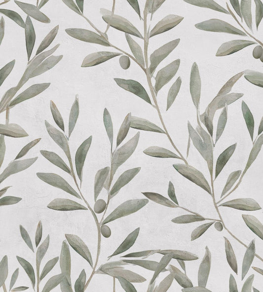 Olivetum Wallpaper by Coordonne Matcha