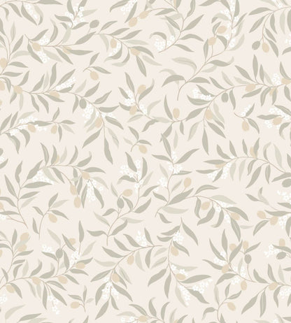 Olivia Wallpaper by Sandberg Sage Green