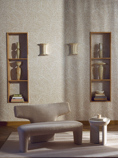 Olivia Wallpaper by Pierre Frey shown in a room setting (view 1)