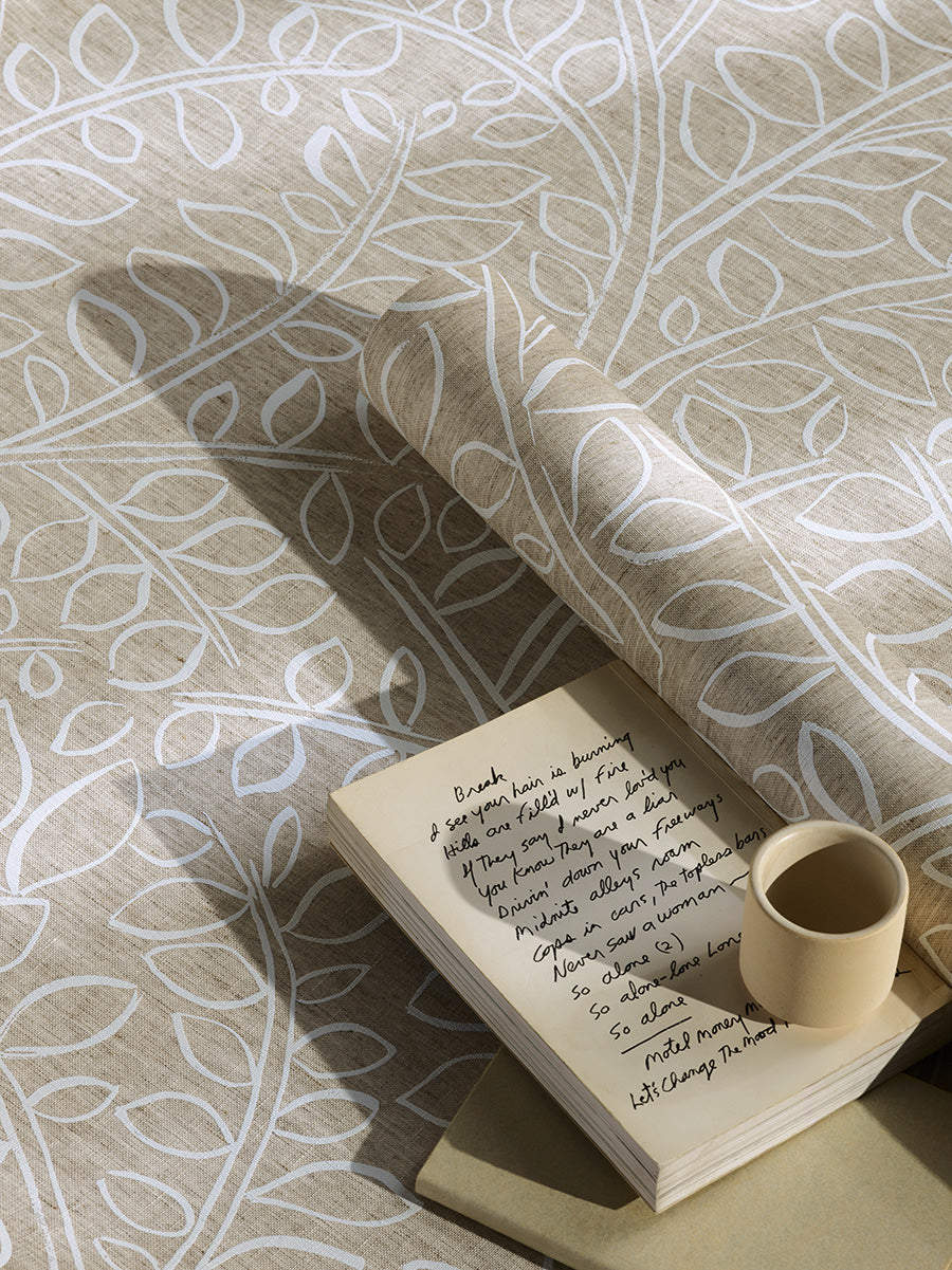Olivia Wallpaper by Pierre Frey shown in a room setting (view 2)