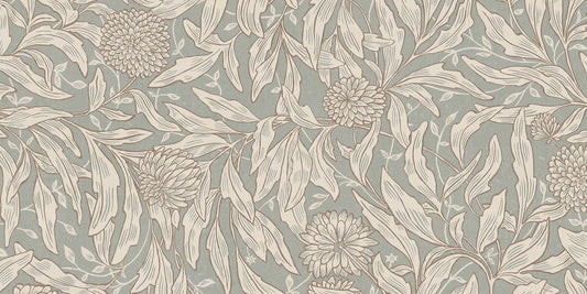 Olof Sage Green mural by Sandberg