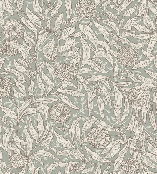 Olof Wallpaper by Sandberg Sage Green