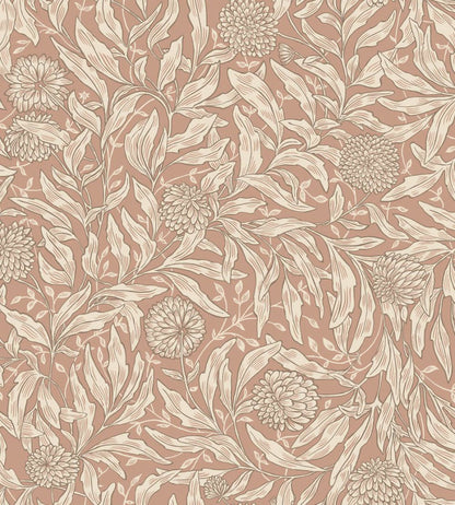 Olof Wallpaper by Sandberg Terracotta