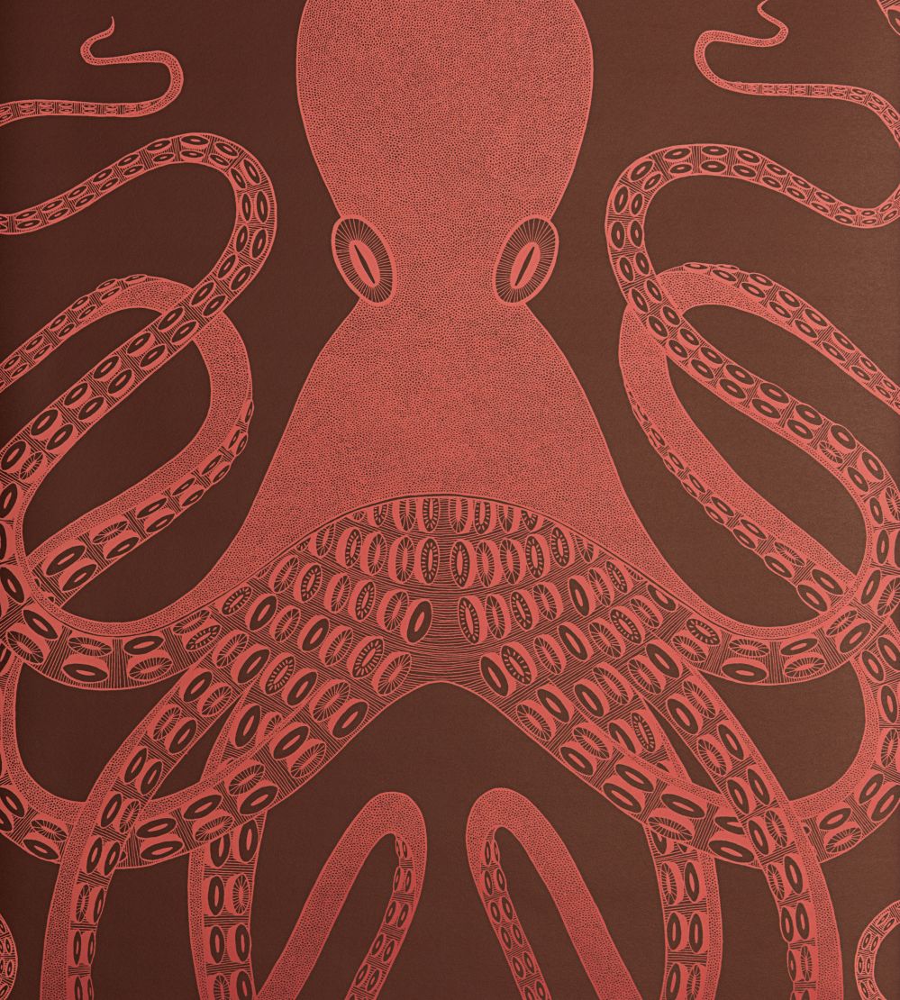 Ombre Octopus Wallpaper by MissPrint Ombre Coral
