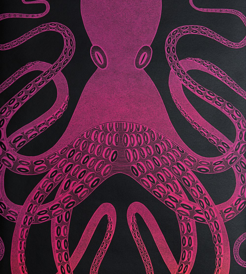 Ombre Octopus Wallpaper by MissPrint Ombre Pink