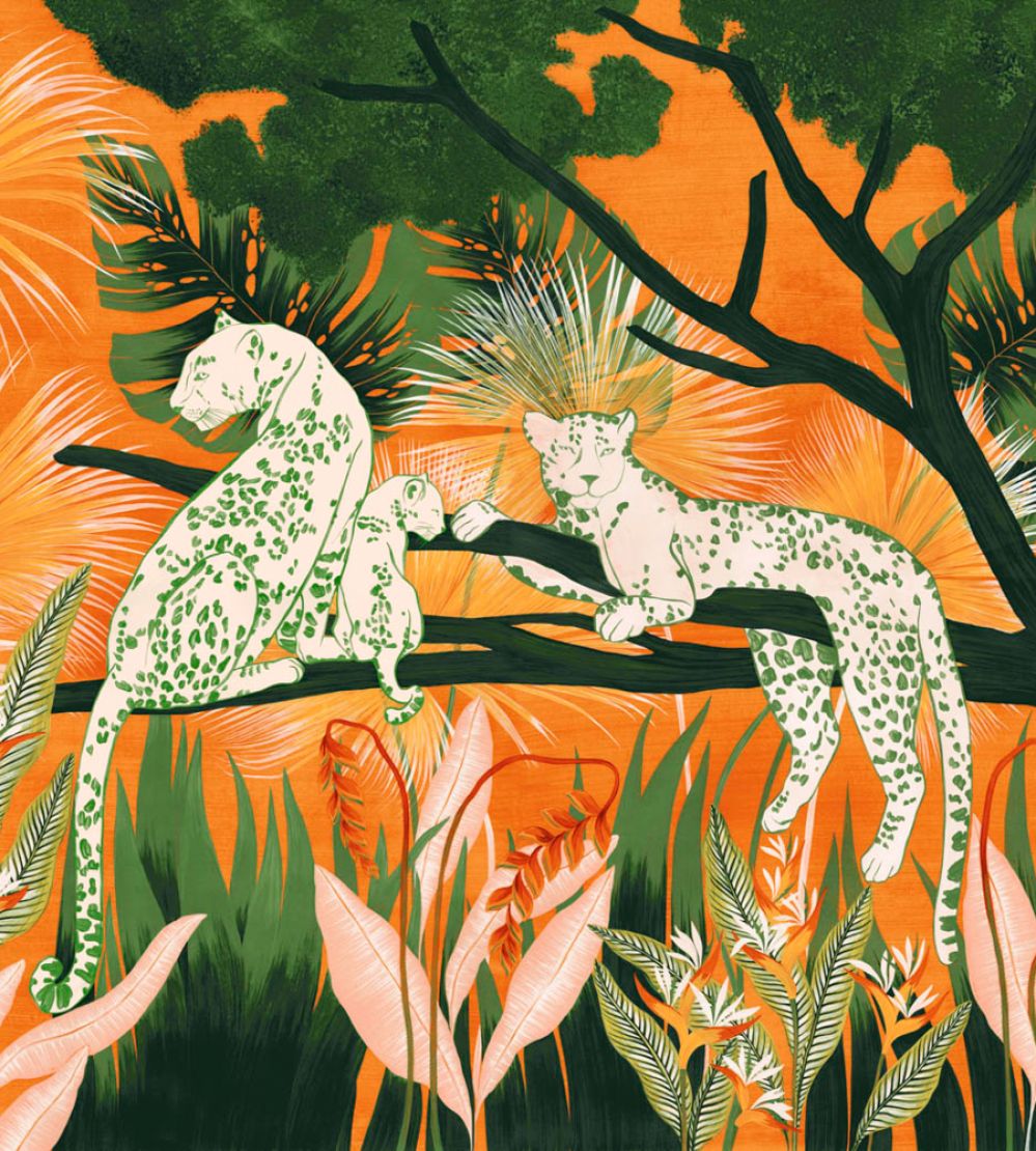 Onca Mural by Tres Tintas Naranja