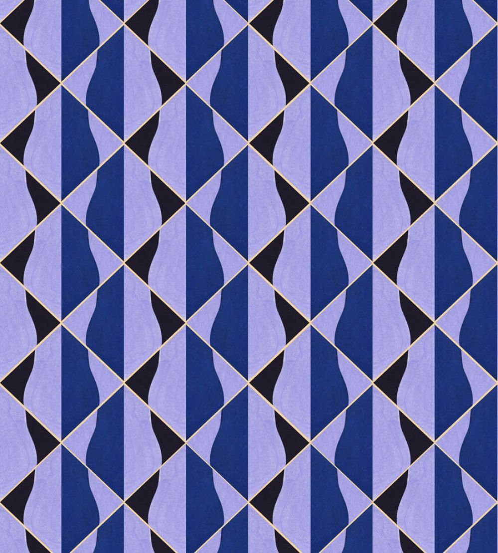 Onde Wallpaper by MINDTHEGAP Blu