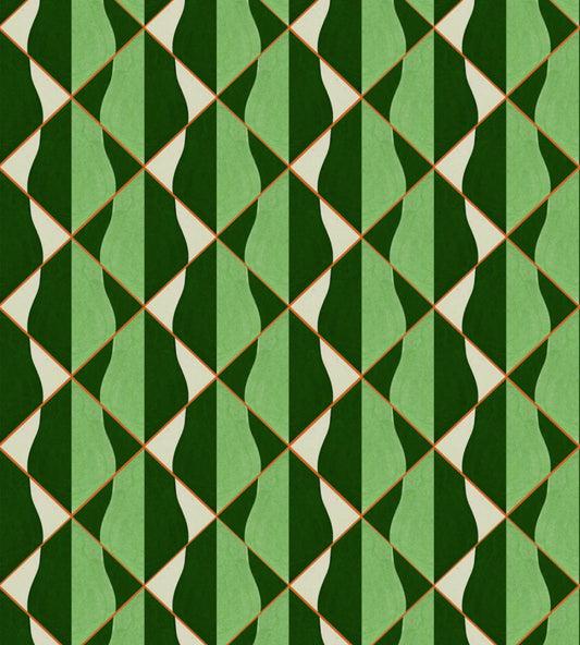 Onde Wallpaper by MINDTHEGAP Verde