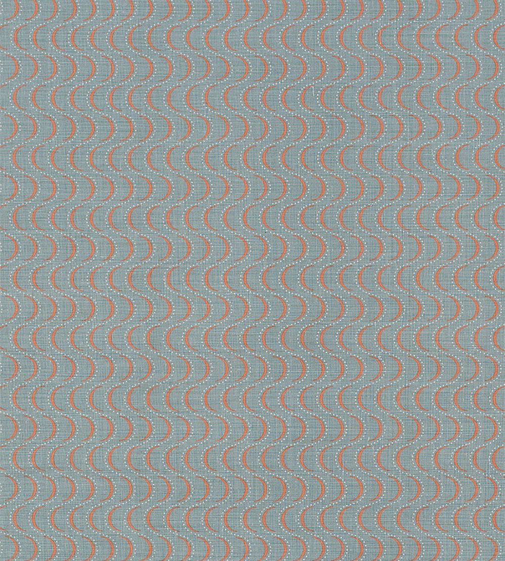 Ondine Fabric by Vanderhurd Bluestone/Natural