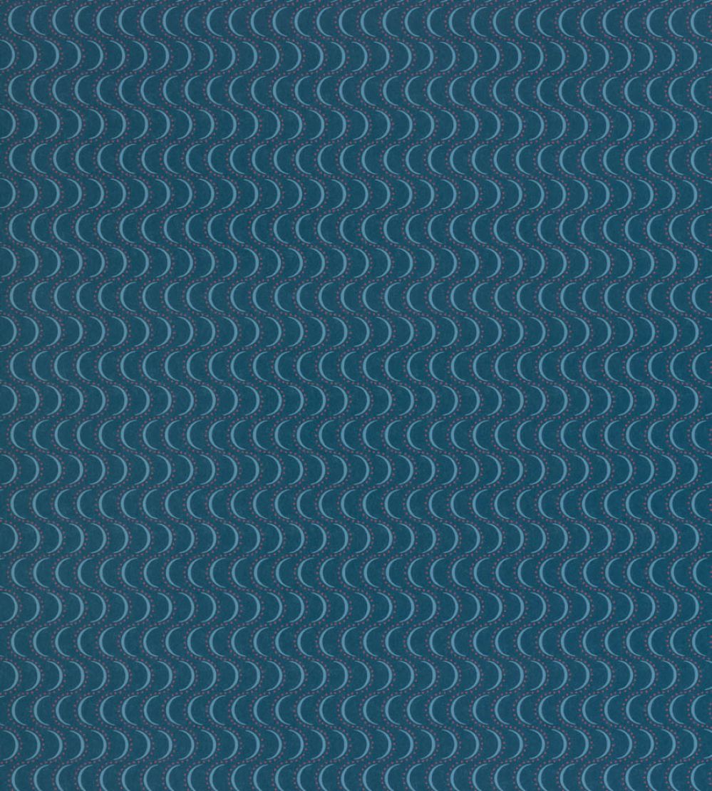 Ondine Wallpaper by Vanderhurd Prussian Blue
