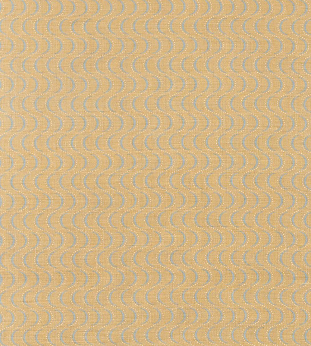 Ondine Fabric by Vanderhurd Tumeric/Natural