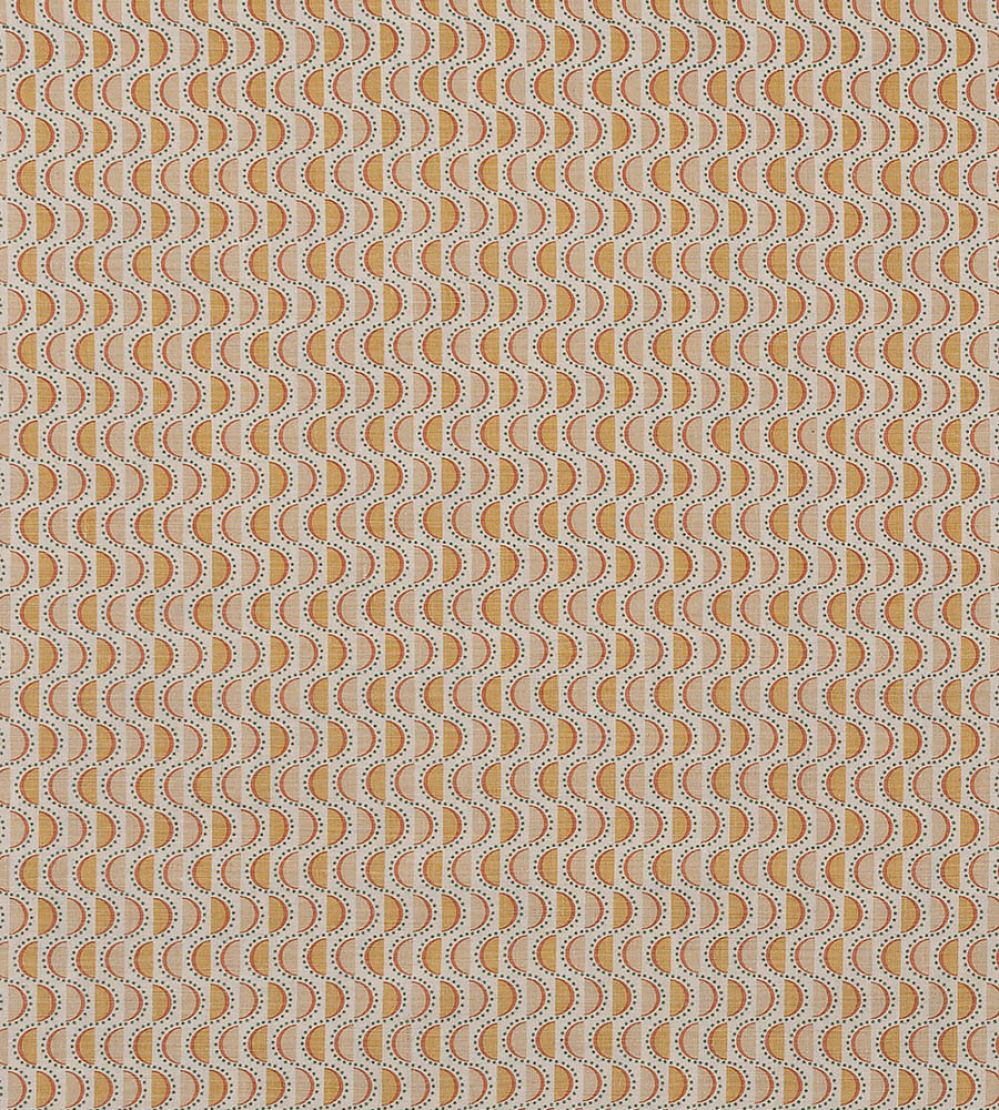 Ophelia Fabric by Vanderhurd Sand & Coral/Natural