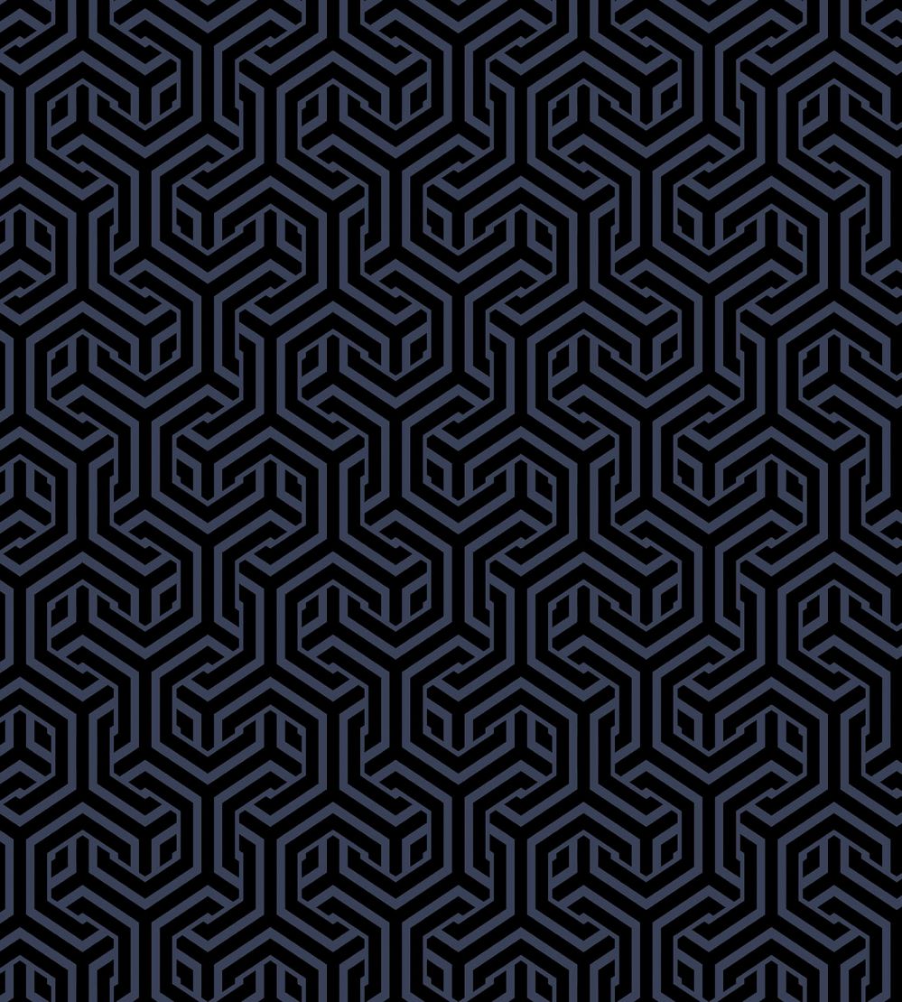 Opus Fabric by Arley House Black / Navy