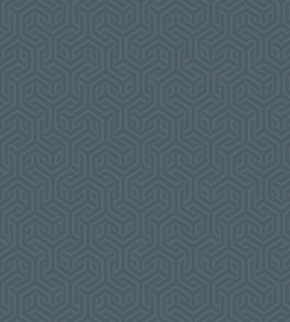 Opus Wallpaper by Arley House Blue