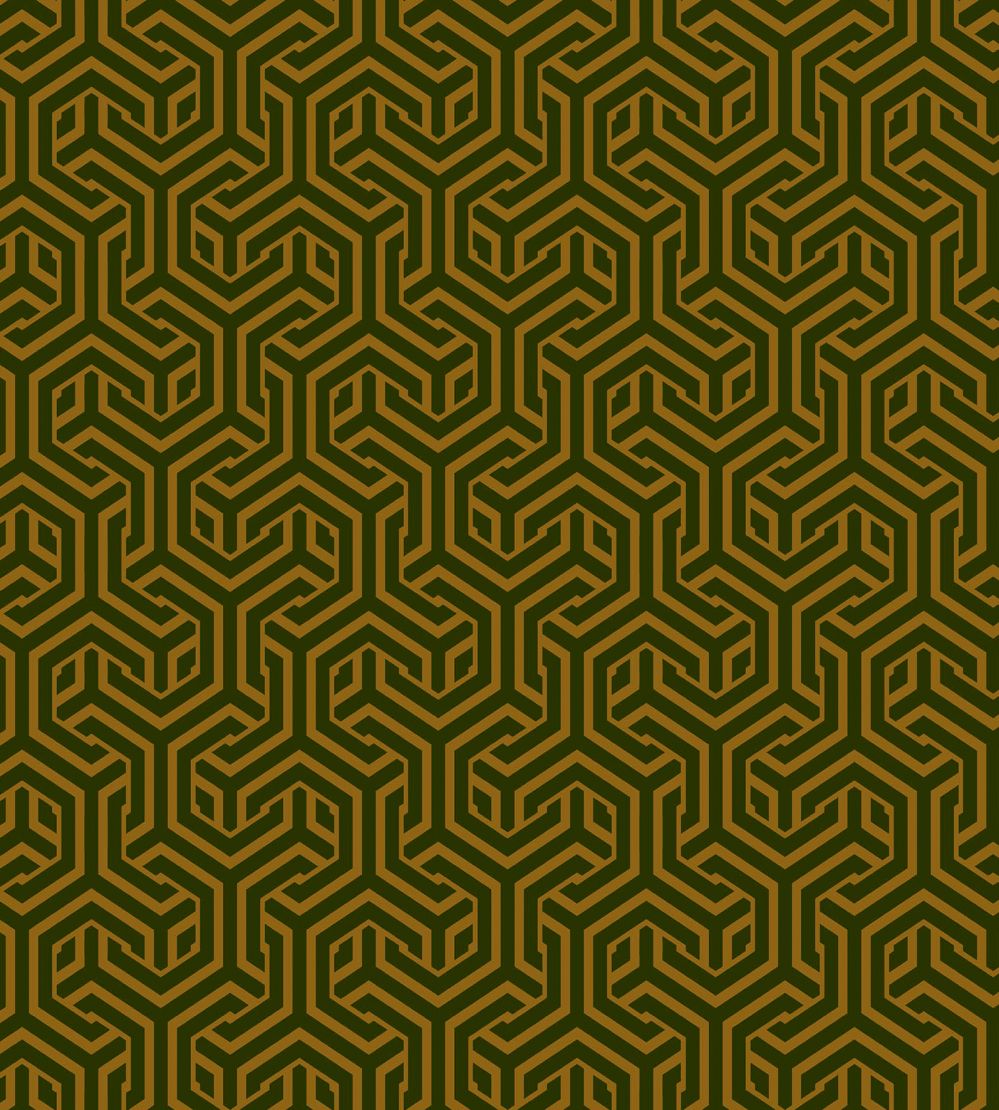 Opus Fabric by Arley House Green / Saffron