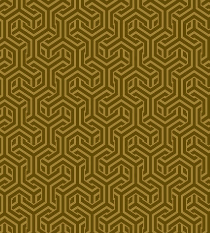 Opus Fabric by Arley House Ochre / Bronze