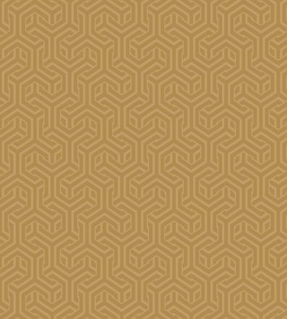 Opus Wallpaper by Arley House Ochre