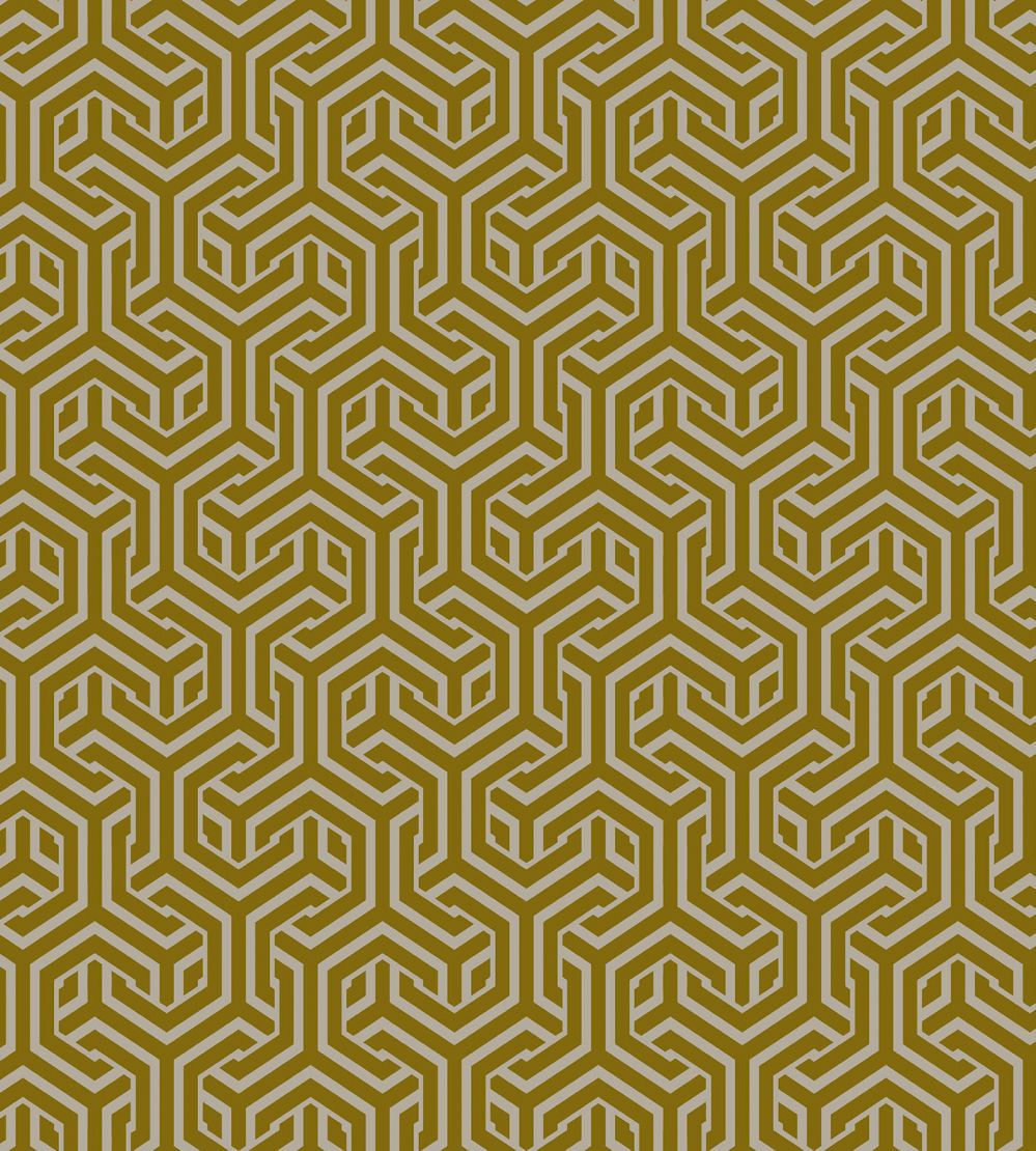 Opus Fabric by Arley House Pale / Gold