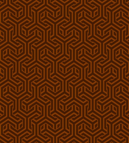 Opus Fabric by Arley House Rust / Amber