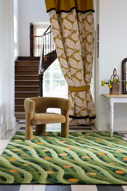 Orangeraie Rug by Pierre Frey shown in a room setting (view 2)
