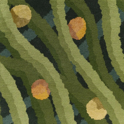 Orangeraie Rug by Pierre Frey in Vert (FT470001)