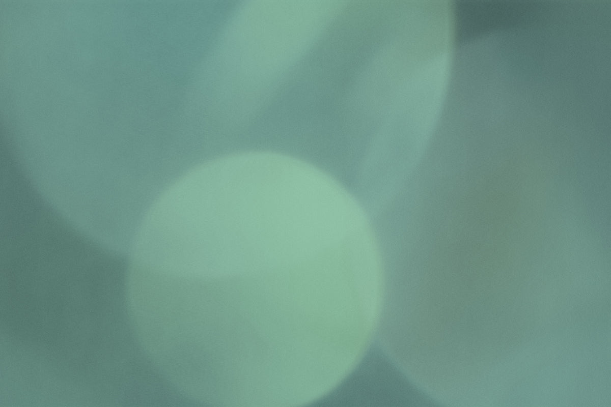 Orbs Teal mural by Hovia