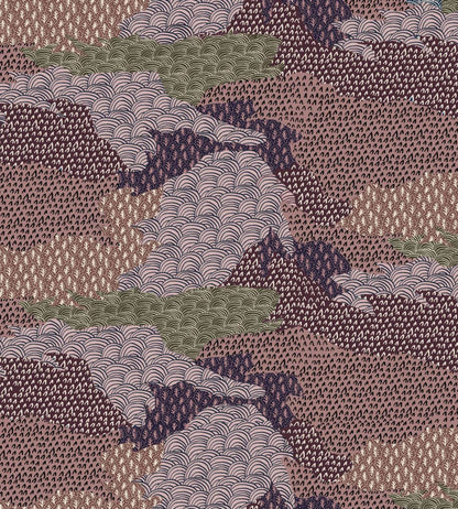 Ordnance Survey Fabric by Parker & Jules Autumn Berry