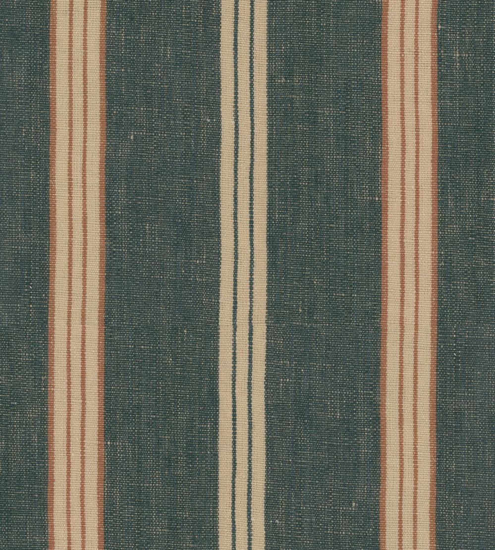 Oregon Stripes Fabric by MINDTHEGAP Washed Blue