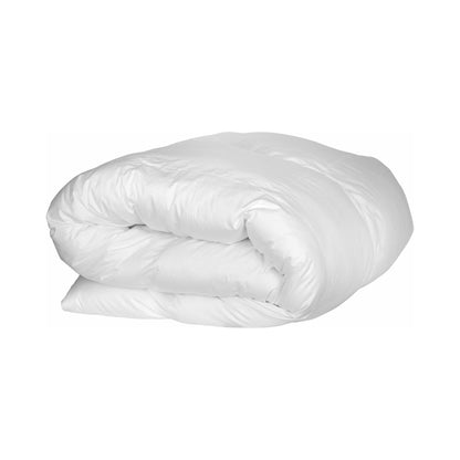 Organa Organic White Goose Down Comforter by Downright, product shot on white