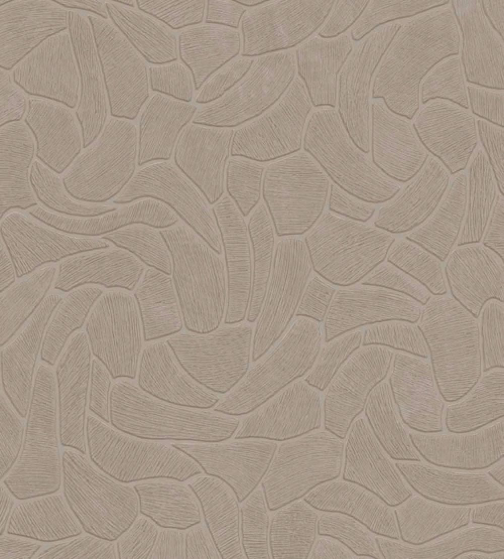 Opal Wallpaper by Eijffinger Taupe