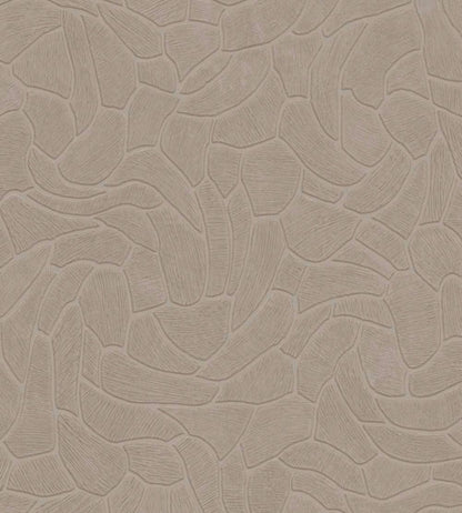 Opal Wallpaper by Eijffinger Taupe