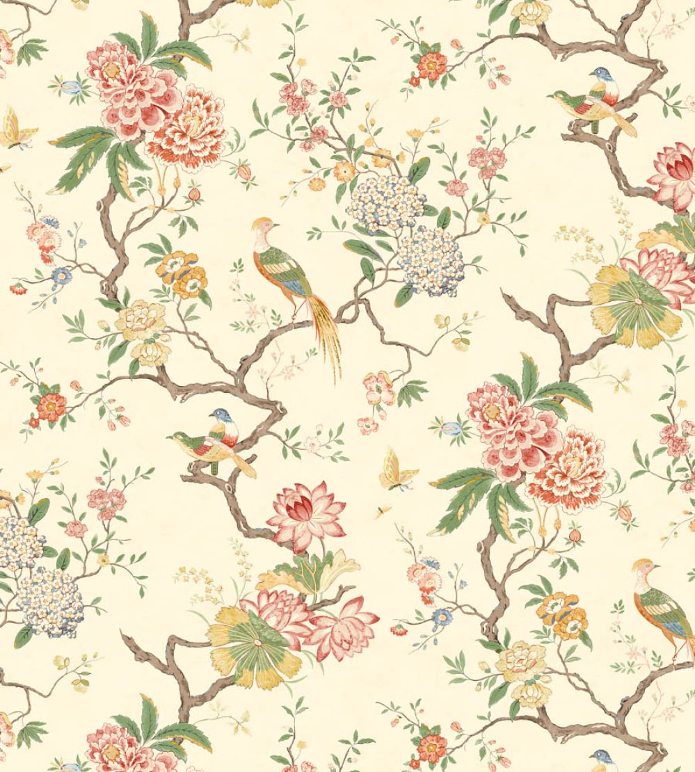 Oriental Bird Wallpaper by GP & J Baker Blossom