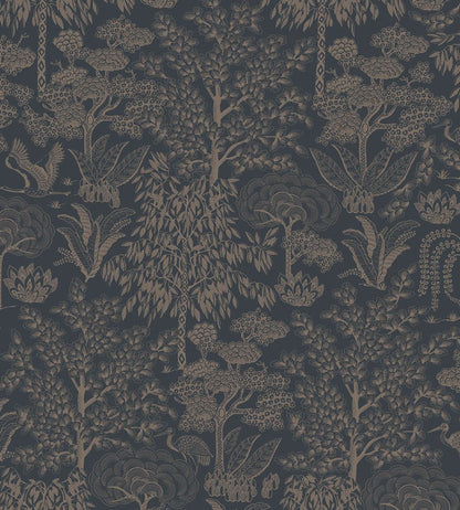 Origami Wallpaper by Eijffinger Blue/Rosegold