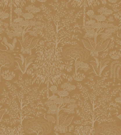 Origami Wallpaper by Eijffinger Ochre/Gold