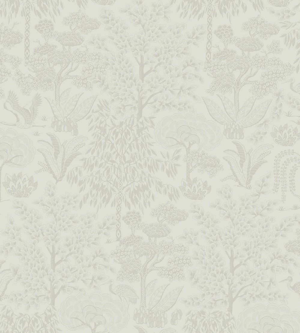 Origami Wallpaper by Eijffinger White/Silver