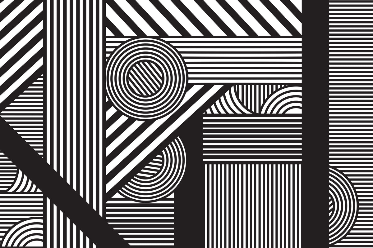 Oriz Black & White mural by Hovia
