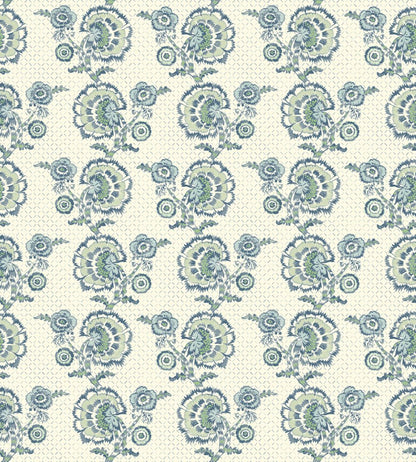 Orleans Wallpaper by DADO 02 Blue and Green