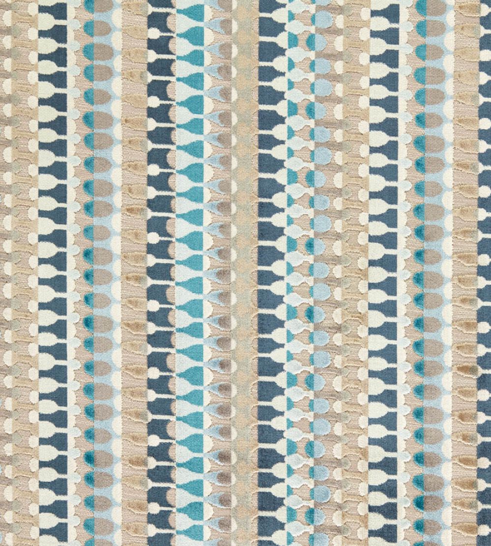 Orpheus Fabric by Clarke & Clarke Denim