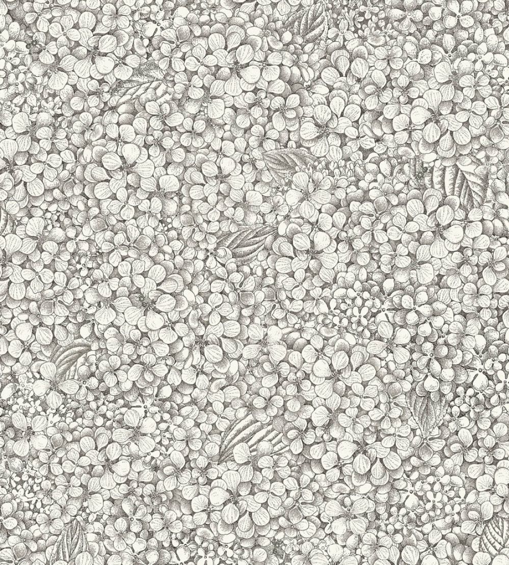 Ortensia Wallpaper by Cole & Son Black & White
