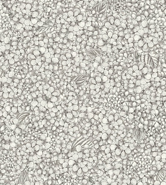 Ortensia Wallpaper by Cole & Son Black & White