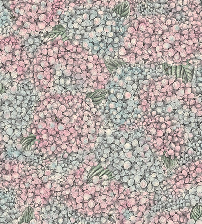 Ortensia Wallpaper by Cole & Son Pink & Blue