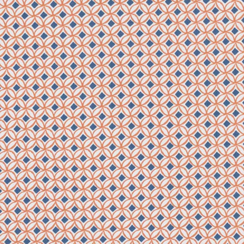 Ortis Denim/Spice fabric by Clarke & Clarke