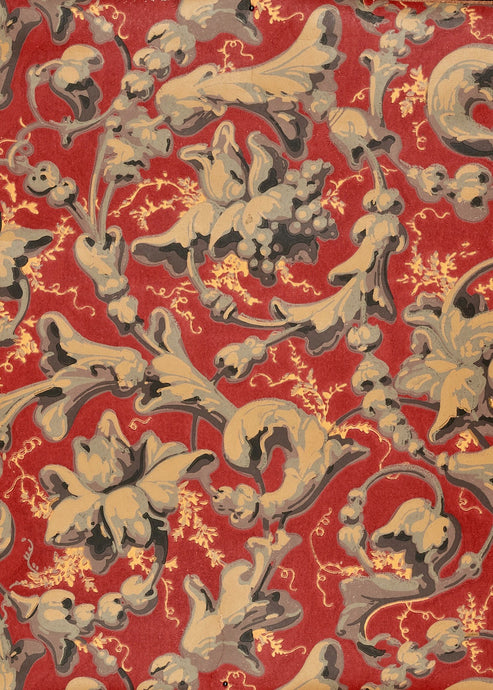 Oscar Hand Block Wallpaper by Watts 1874 | The ReBorn House