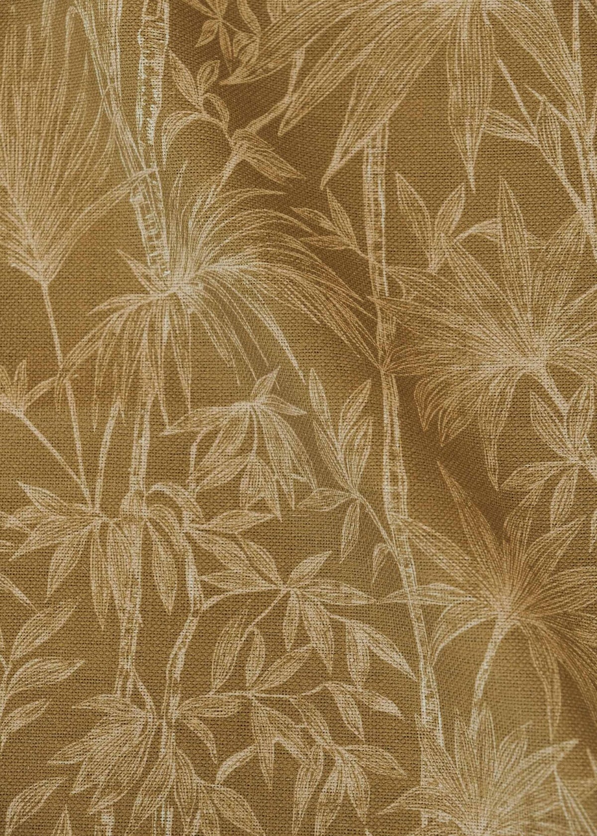Oshadhi fabric by Coordonné in Curry, flat pattern view